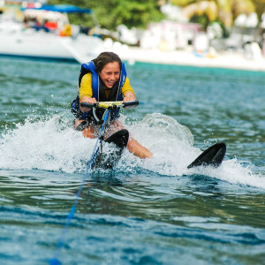 waterskiing