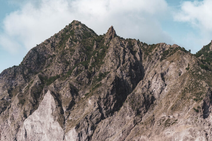 A mountain range with a lot of trees on it.