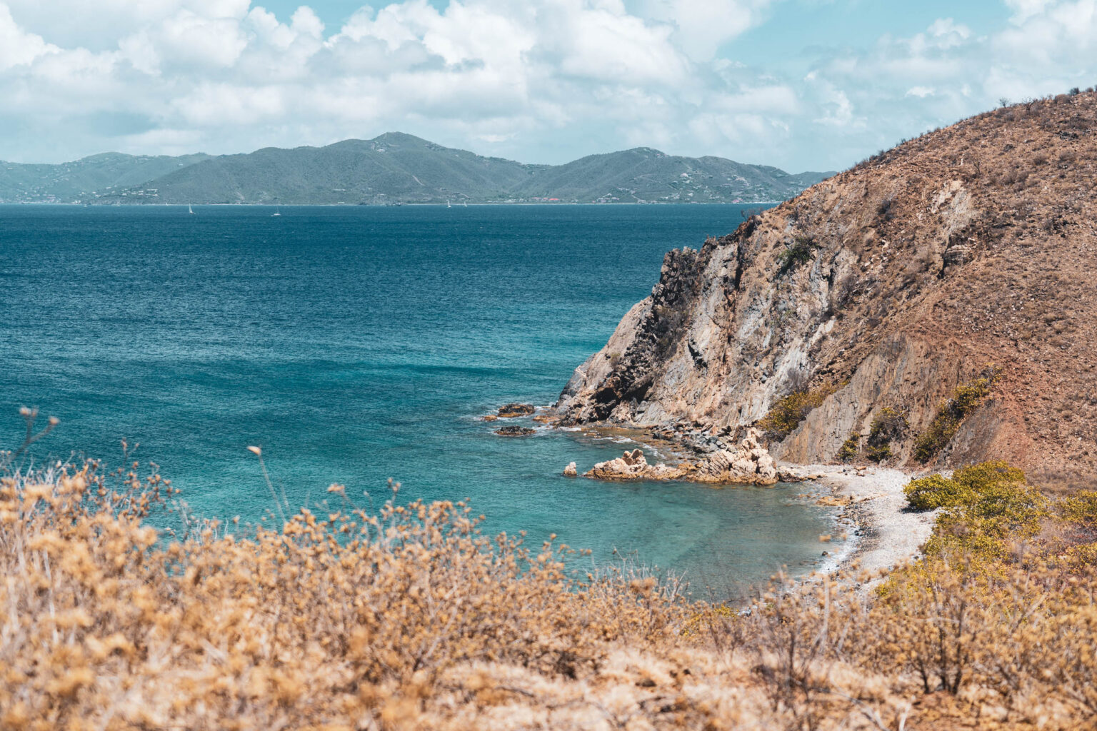 View from Salt Island hike in the British Virgin Islands.